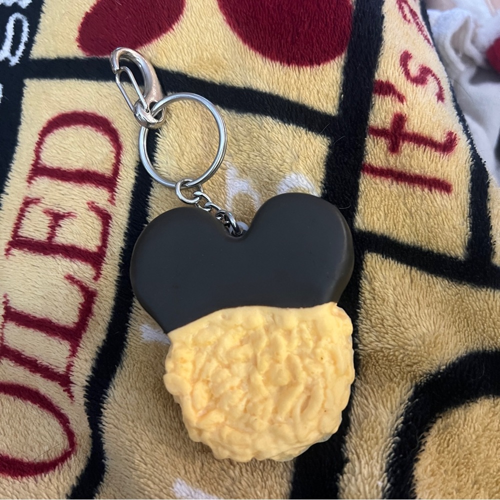 Disney Mickey Mouse Icon Foam Keychain - Rice Krispy Treat/chocolate ears
